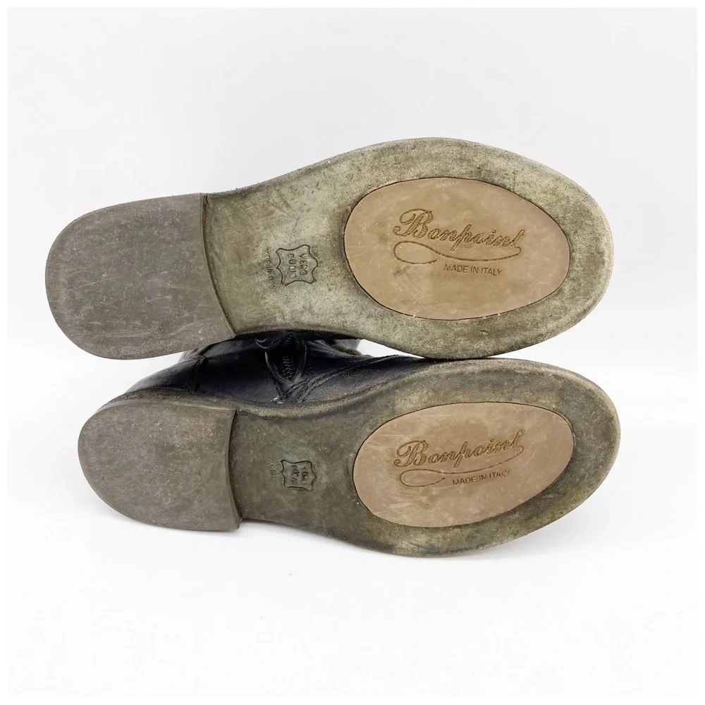 Bonpoint Green Lace‎ Up Boots Size 28